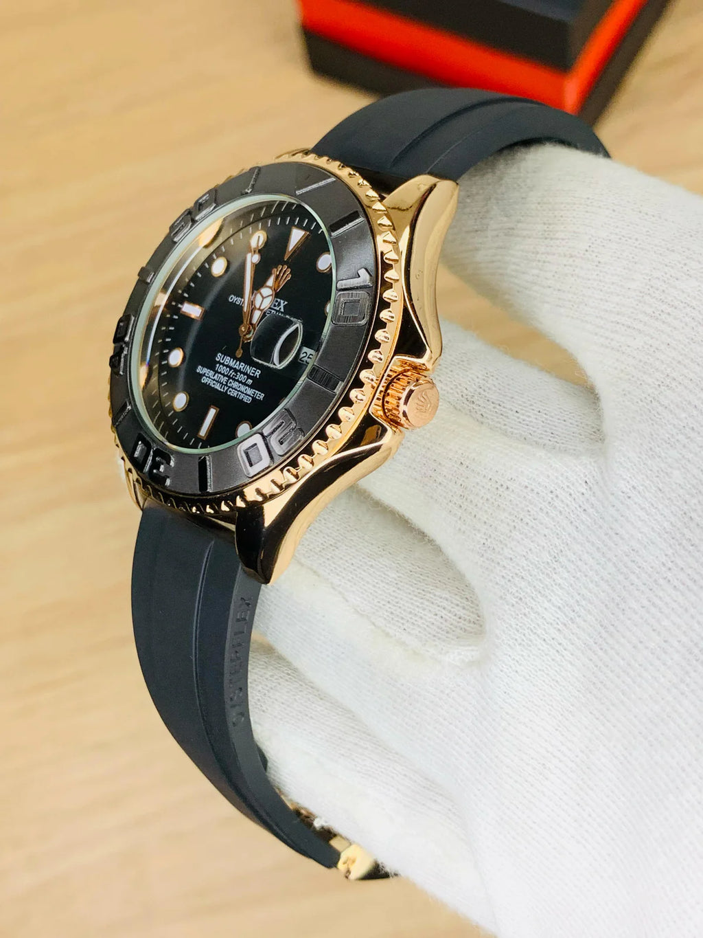 Automatic Movement Rose Gold Men Watch | Quartz