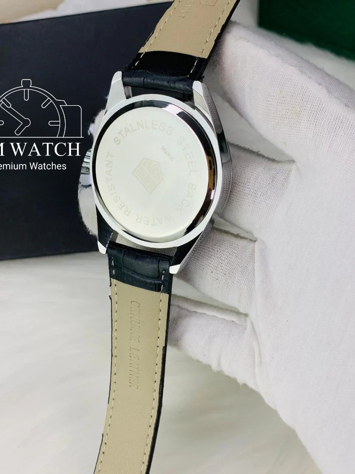 Tag Calibre 5 Watch With Day&Date (Black)