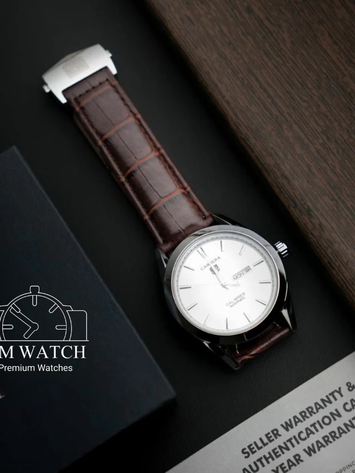 Tag Calibre 5 Watch With Day&Date (Brown)