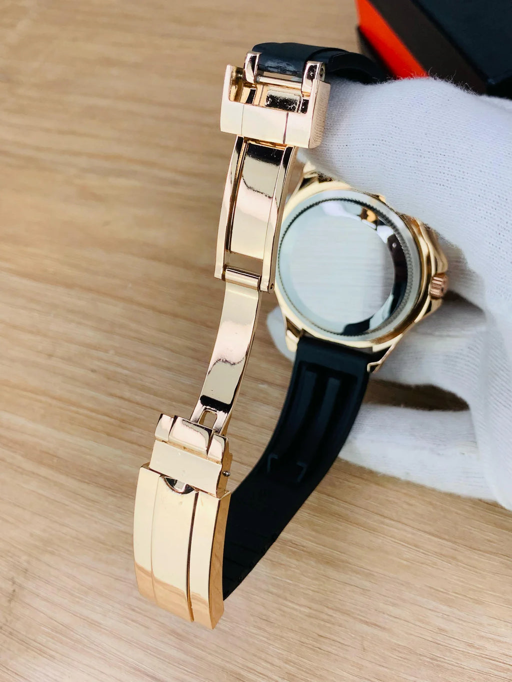 Automatic Movement Rose Gold Men Watch | Quartz