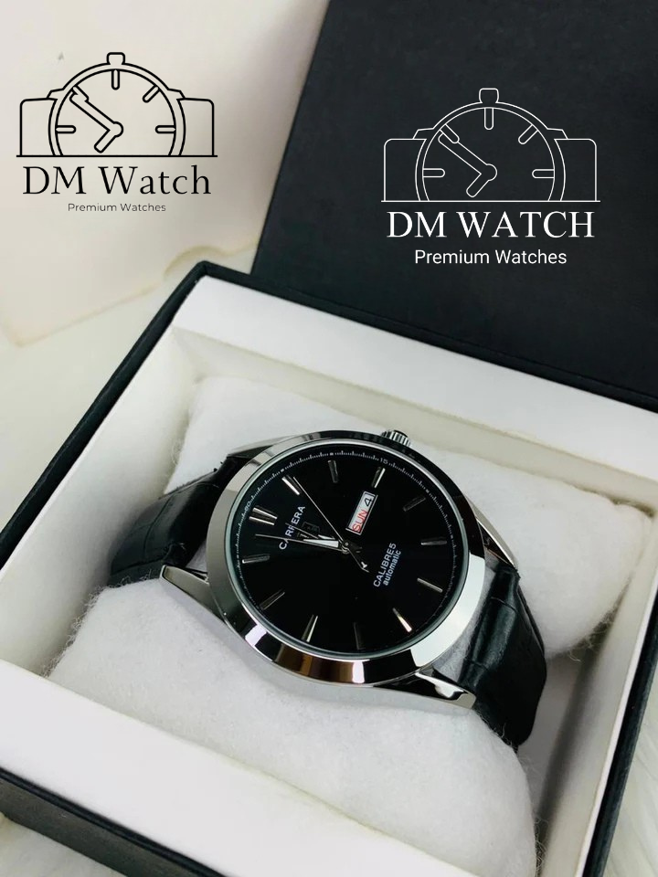 Tag Calibre 5 Watch With Day&Date (Black)