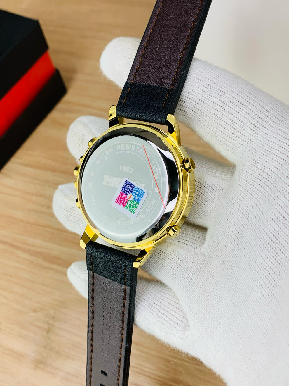 Skmei Dual Time Leather Belts (Best For Daily Wear & Gifts)